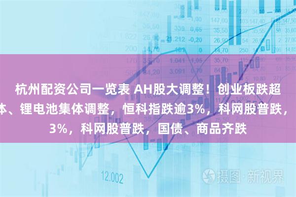 杭州配资公司一览表 AH股大调整！创业板跌超4%，芯片半导体、锂电池集体调整，恒科指跌逾3%，科网股普跌，国债、商品齐跌